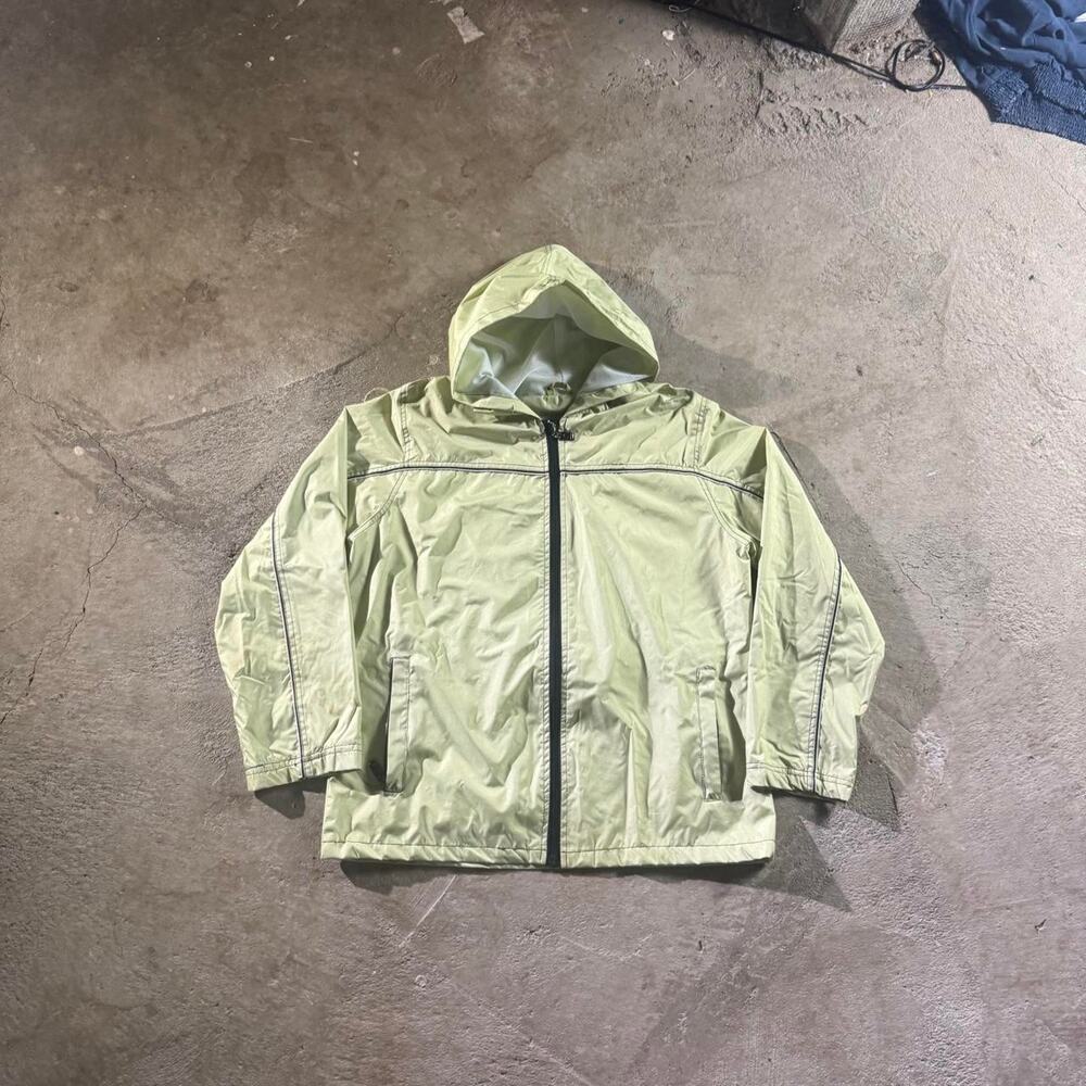 Vintage 90’s PCI Lime Green Windbreaker Jacket